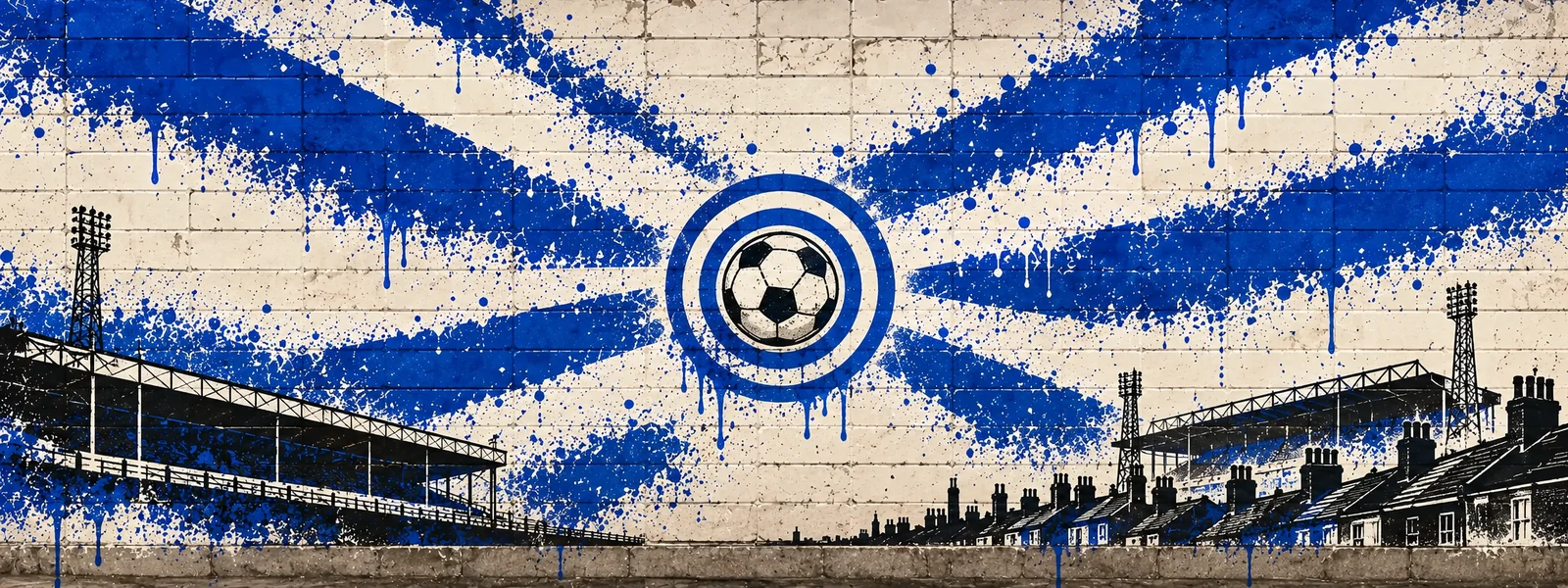 Queens Park Rangers: klubmotívum graffitis falon